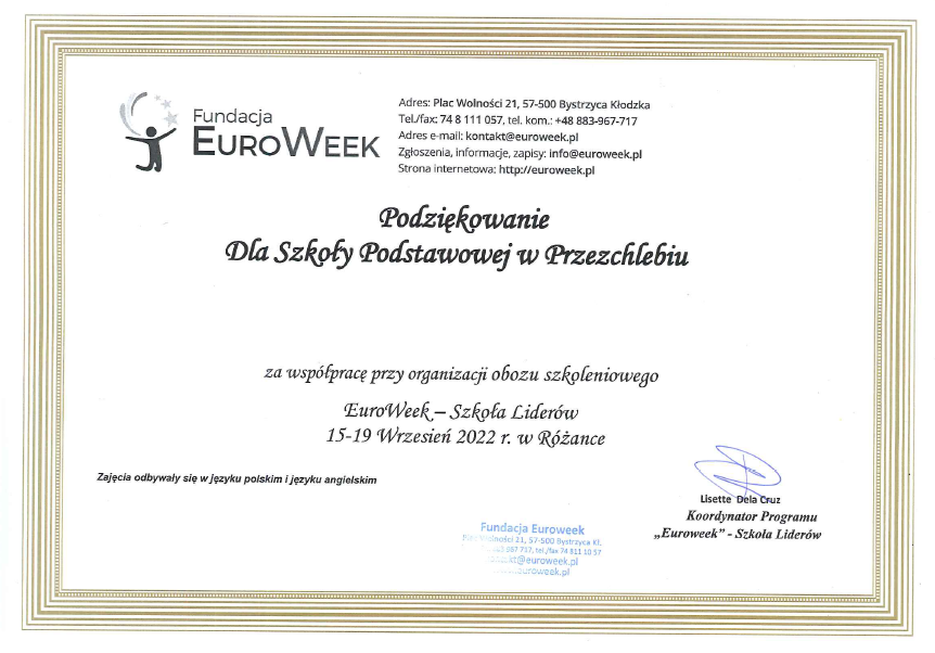 euroweek dyplom
